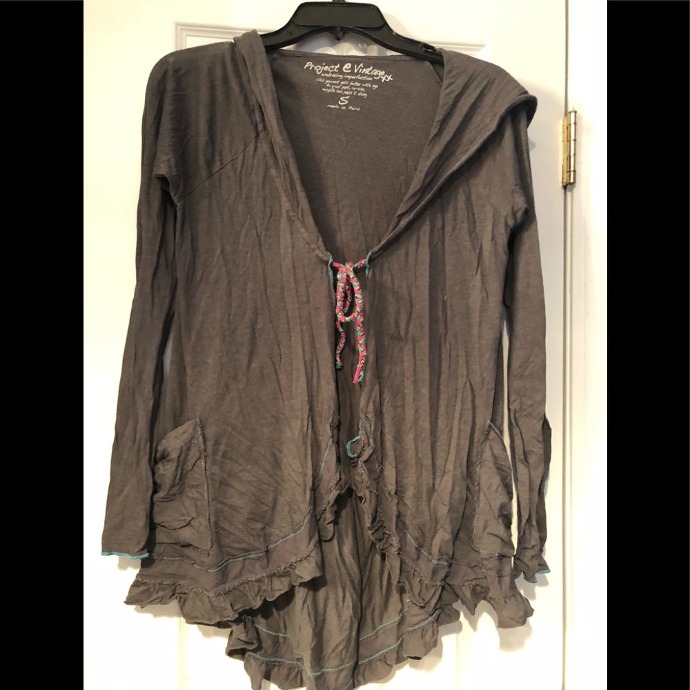 Project vintage - tie front top size s